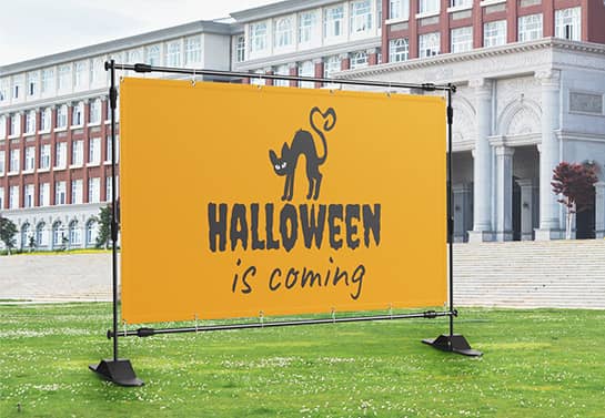 outdoor halloween banner outdoor-halloween-banner