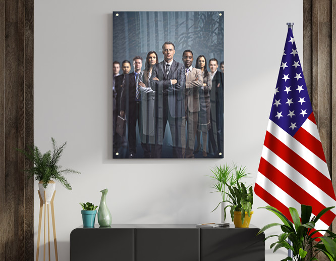 party office wall photo display party-office-wall-photo-display