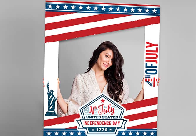 patriotic photo shoot frame patriotic-photo-shoot-frame