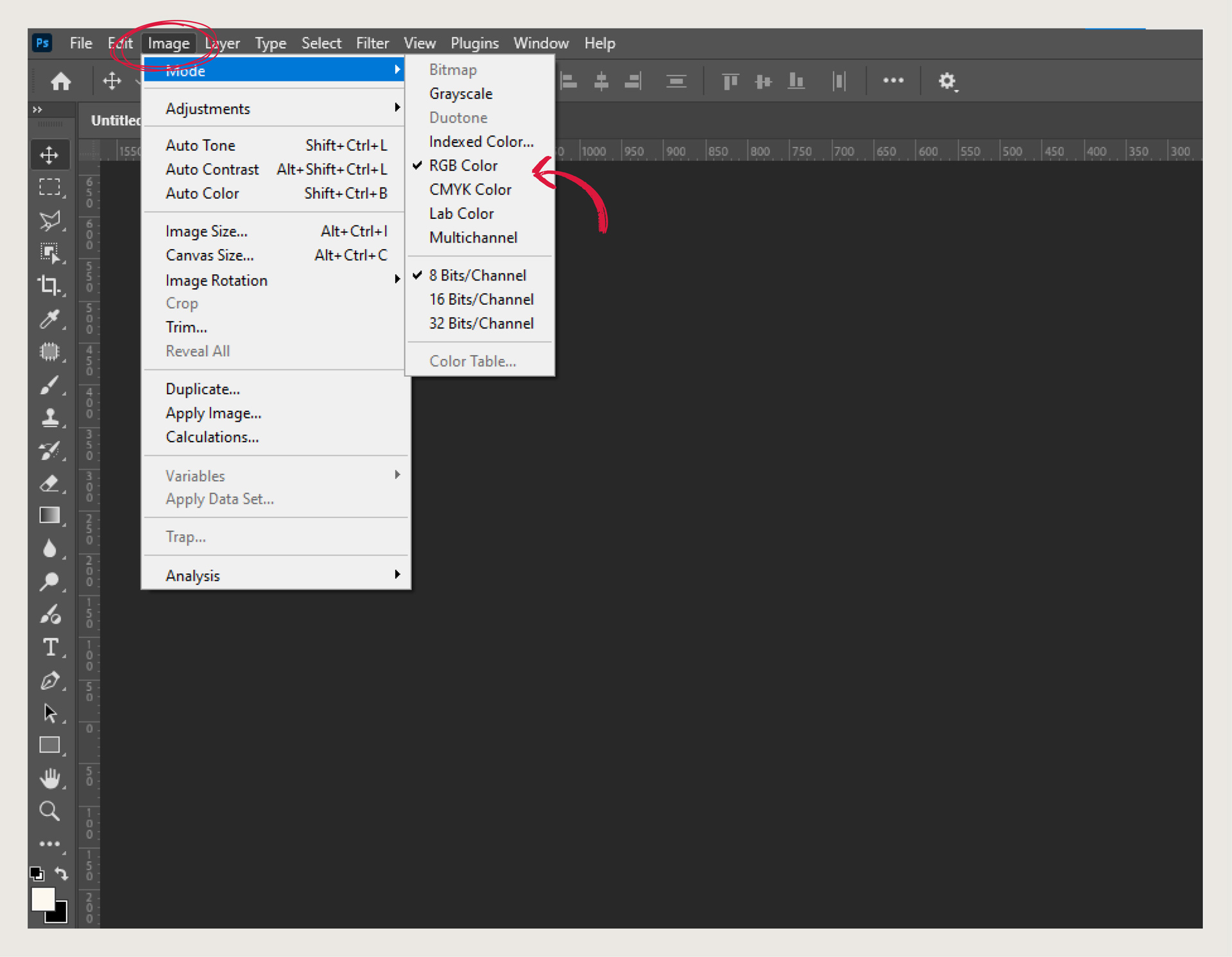 photoshop-image-mode-rgb-color-menu