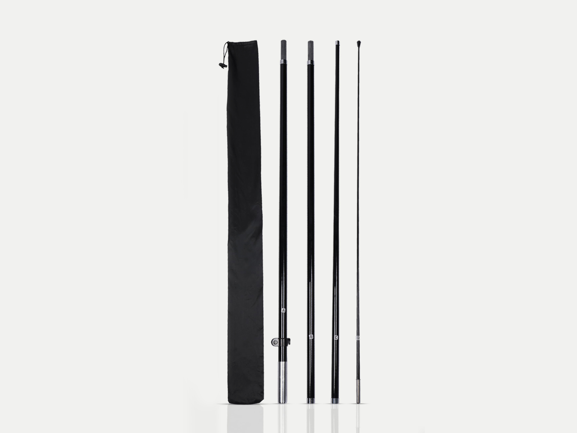 custom flag mounting pole set
