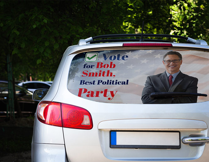 political party car branding political-party-car-branding