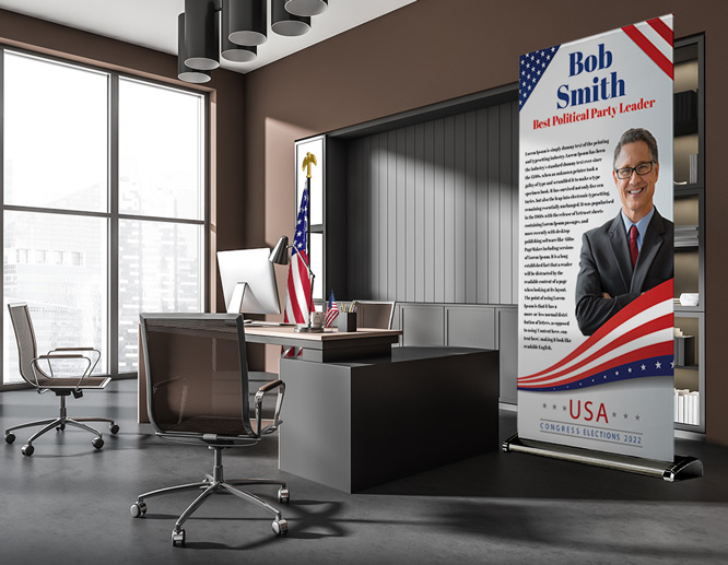 political party office retractable display political-party-office-retractable-display
