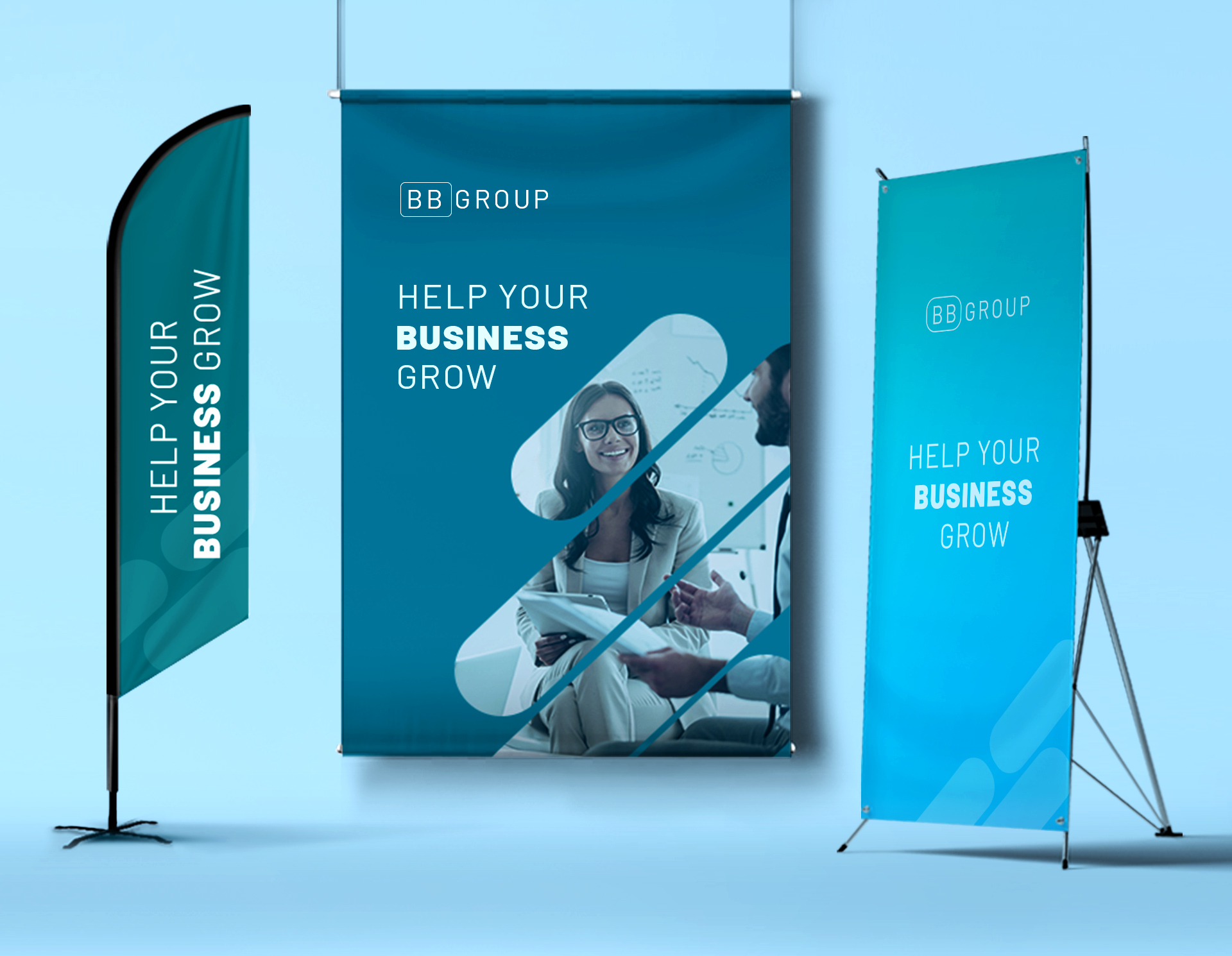professional-business-growth-signage-set