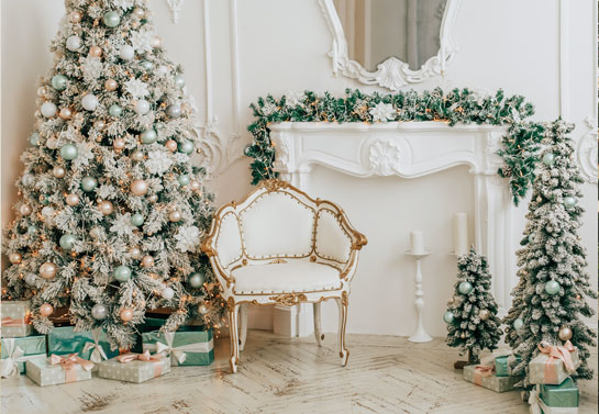 room with Christmas trees room-with-Christmas-trees
