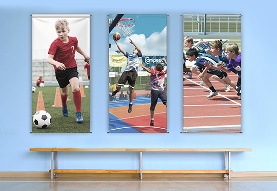 school banner with sports highlights school-banner-with-sports-highlights