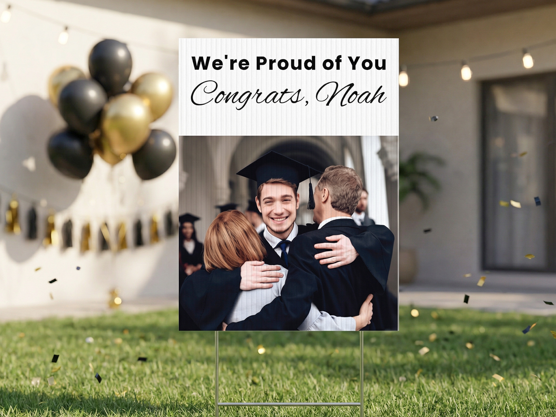 personalized-senior-grad-sign-with-family-photo-and-congratulations-message