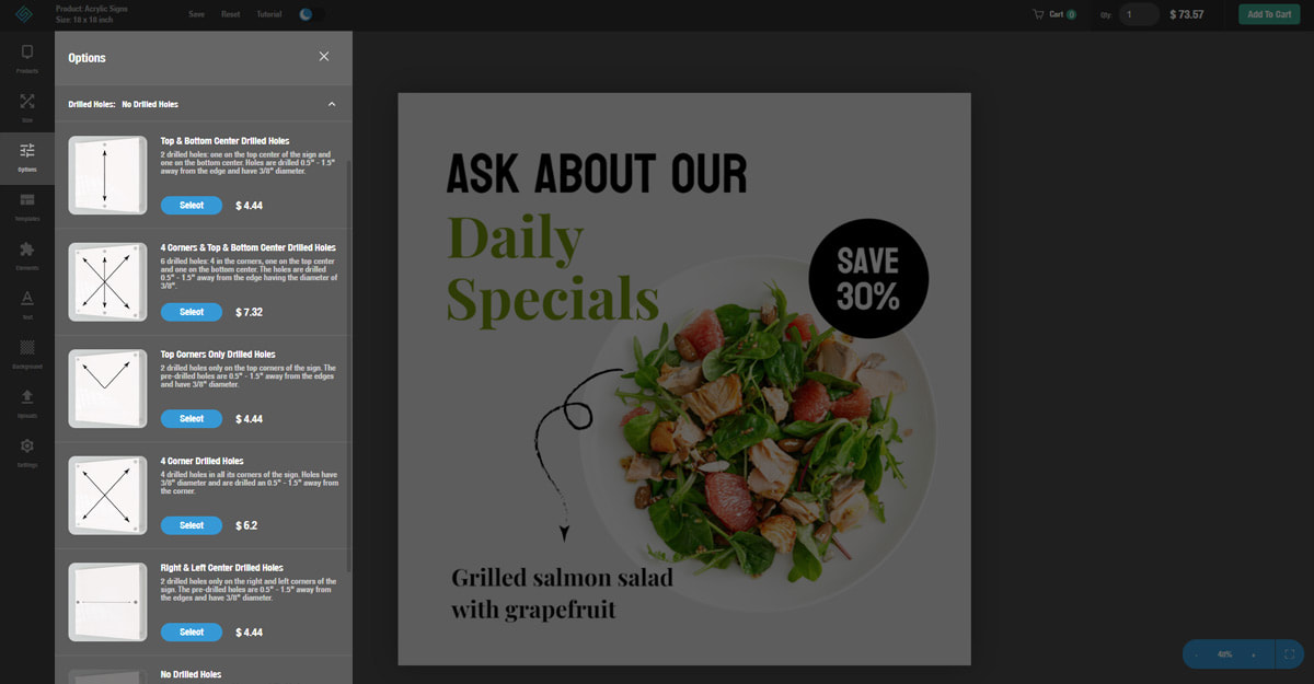 sign design drilled holes screenshot sign-design-drilled-holes-screenshot