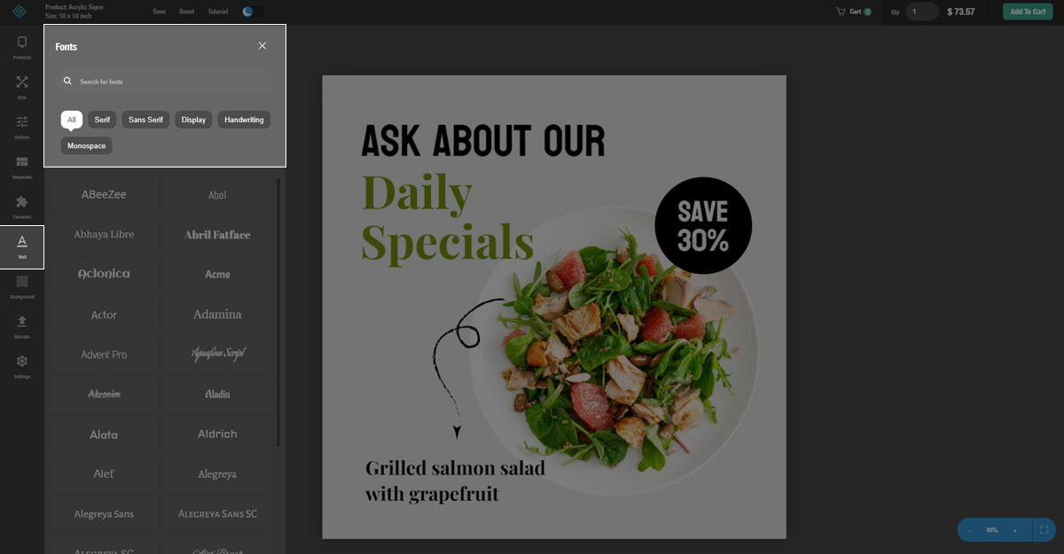 sign design fonts search screenshot sign-design-fonts-search-screenshot