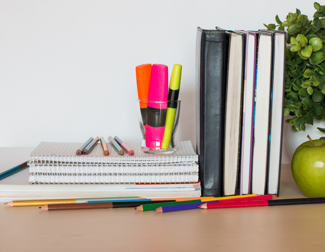 stationery-notebooks-highlighters-colored-pencils