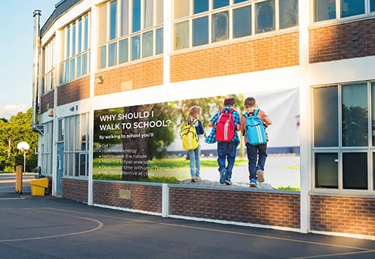walk to school benefits banner walk-to-school-benefits-banner