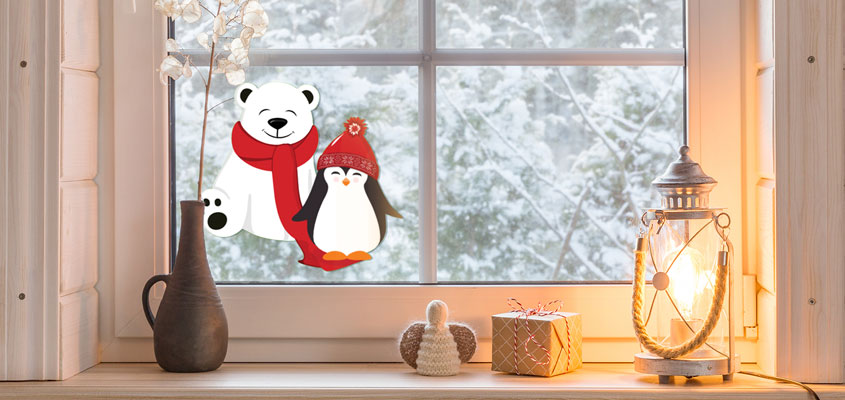 winter animals window decal winter-animals-window-decal