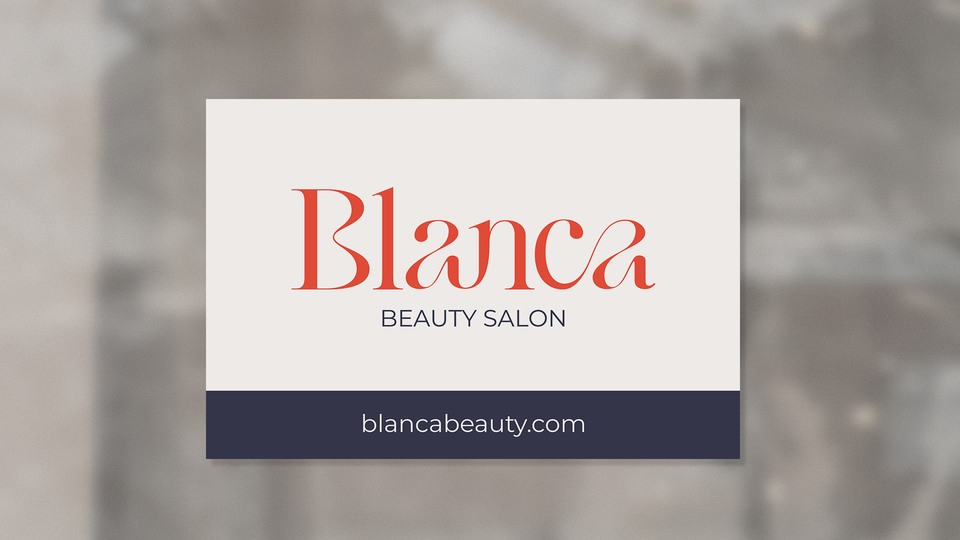 Salon Window Decal