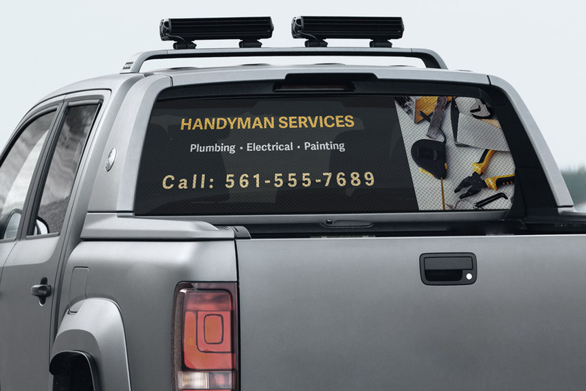 Custom 'Not For Hire' Vinyl Decal – Choose Your Color! (Oracal Vinyl)