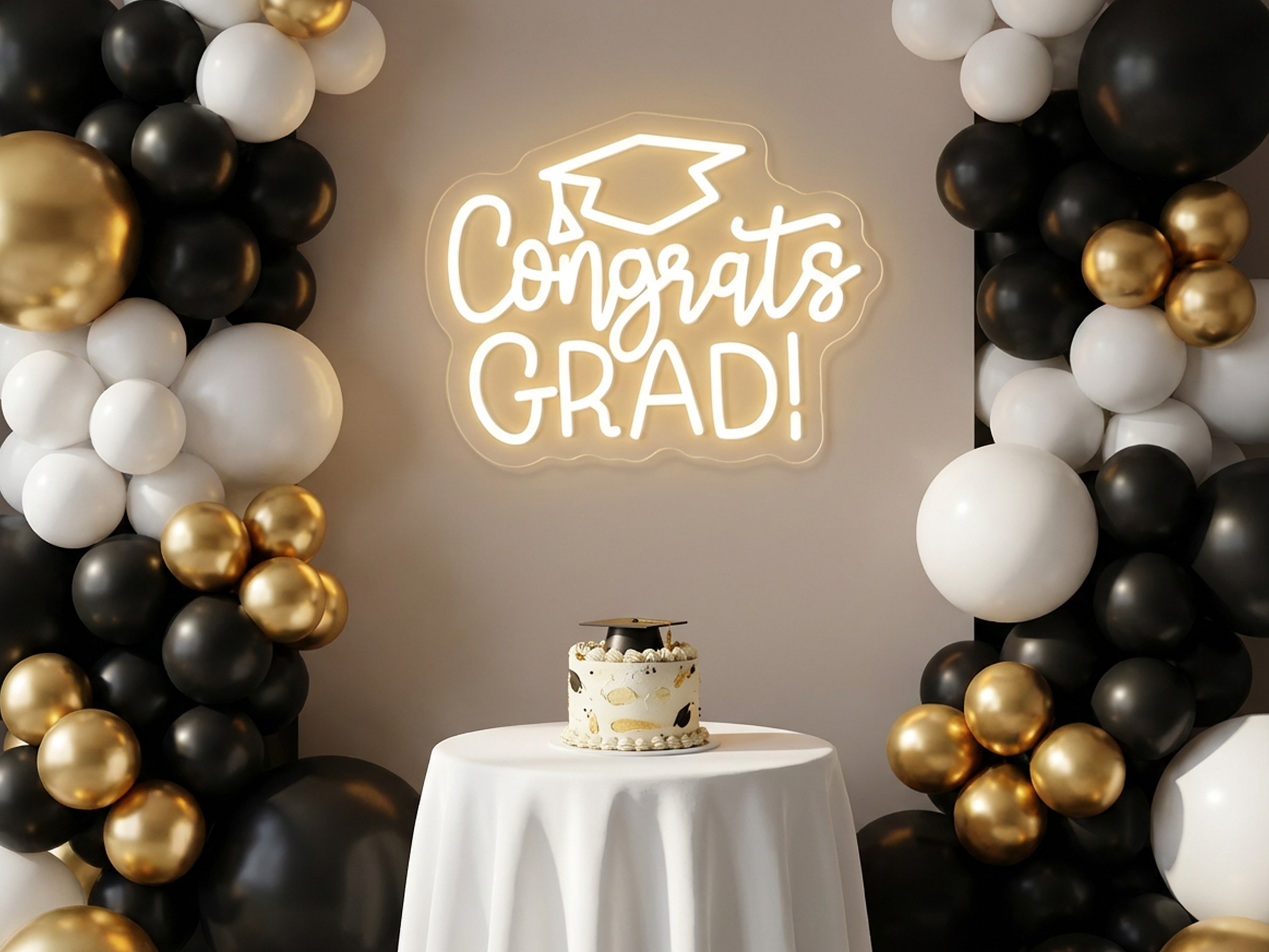 Contgrts Grad Neon Sign 19 Graduation Sign Ideas to Make the Day Special