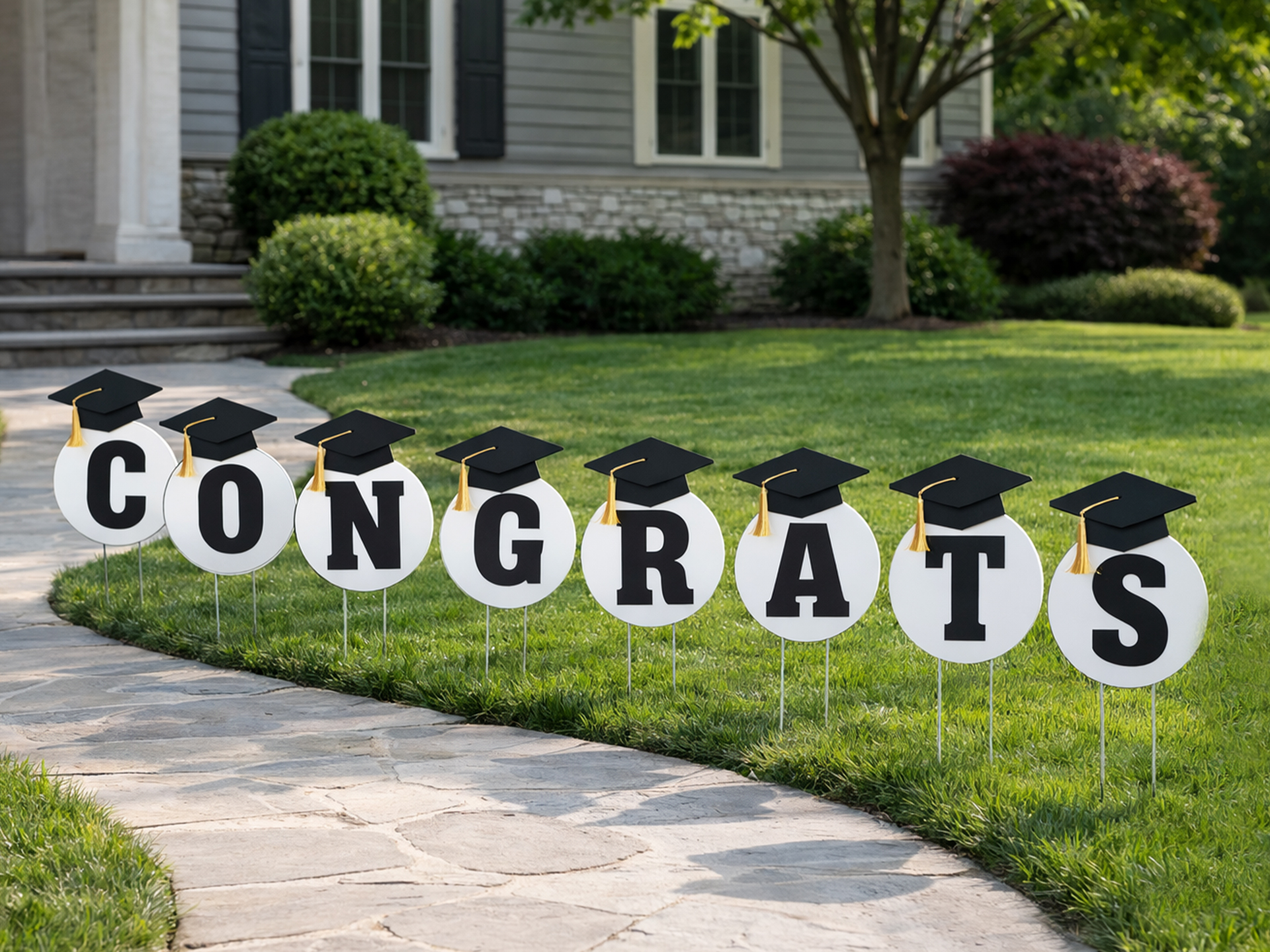 Grad Letters Sign 19 Graduation Sign Ideas to Make the Day Special