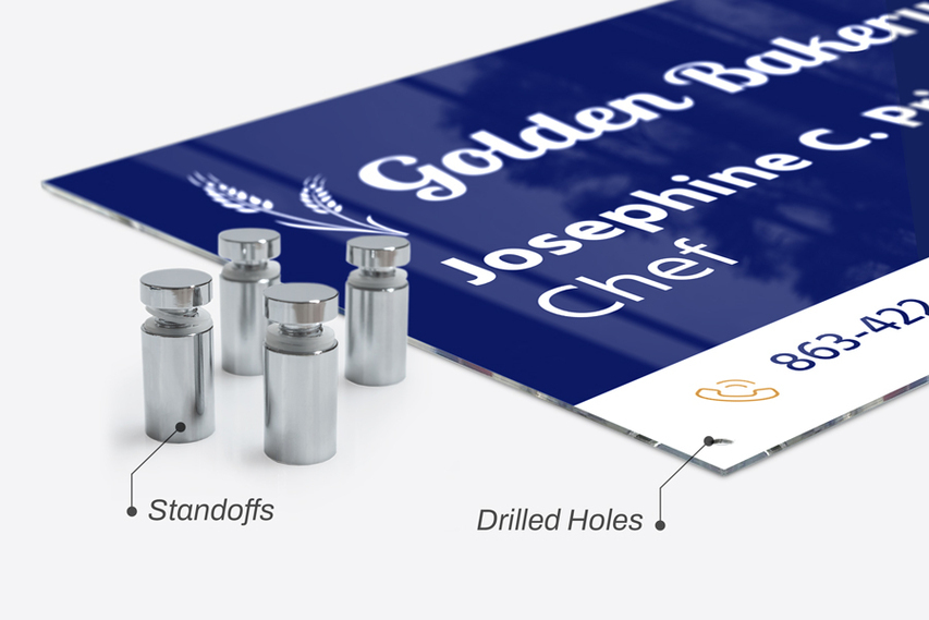 Acrylic Stack Sign Custom Acrylic Signs - Prints for Business & Decor